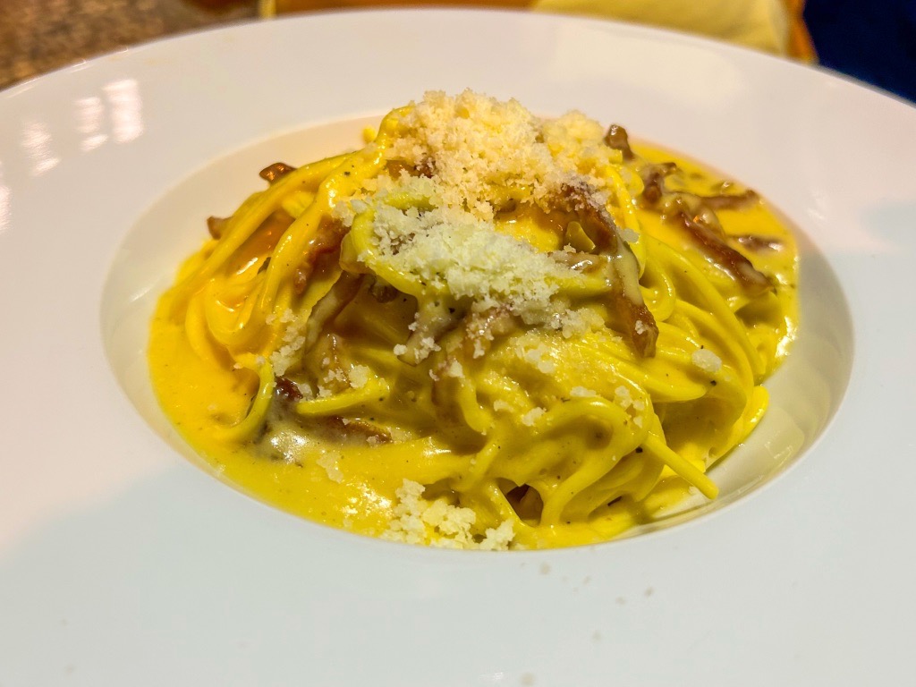 Carbonara from Cucina 37 Ericeira Restaurant