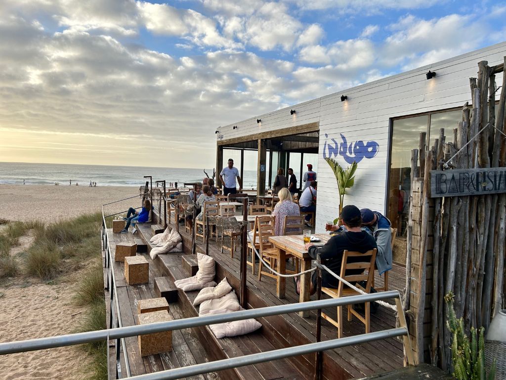 Indigo Restaurant at Foz do Lizandro Beach in Ericeira