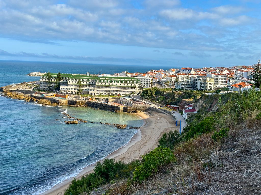 Sunrise over Praia do Sul, one of the best beaches in Ericeira.